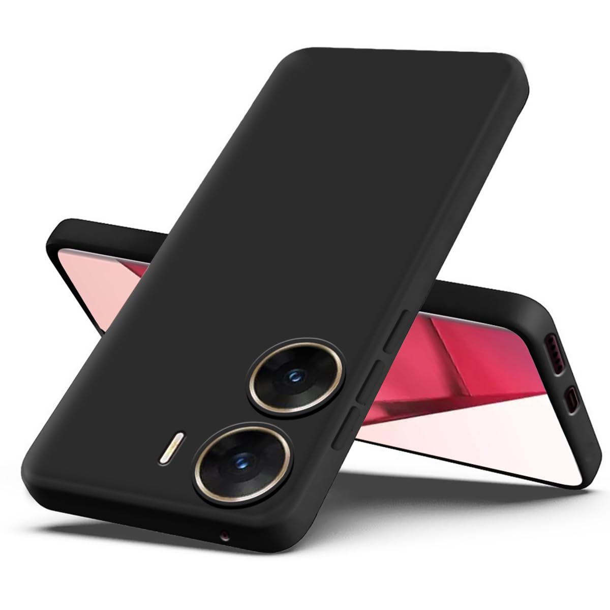 Fashionury Back Cover Case for Vivo V29e 5G | Matte Soft Silicon Flexible | Camera Bump Protection | All Side Shock Proof Rubberised Back Case Cover for Vivo V29e 5G (Black) (B0CJR8GKFF) Amazon Price History, Amazon Price Tracker