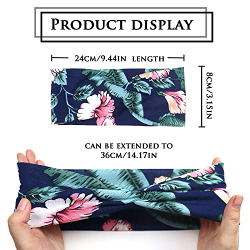 Kavya-Bandeau-Cheveux-Femme-Large-Elastique-Doux-Boho-Mince-Bandana-Accessoires-Headband-Cheveux-Femme-Yoga-Sport-6-Pcs-B