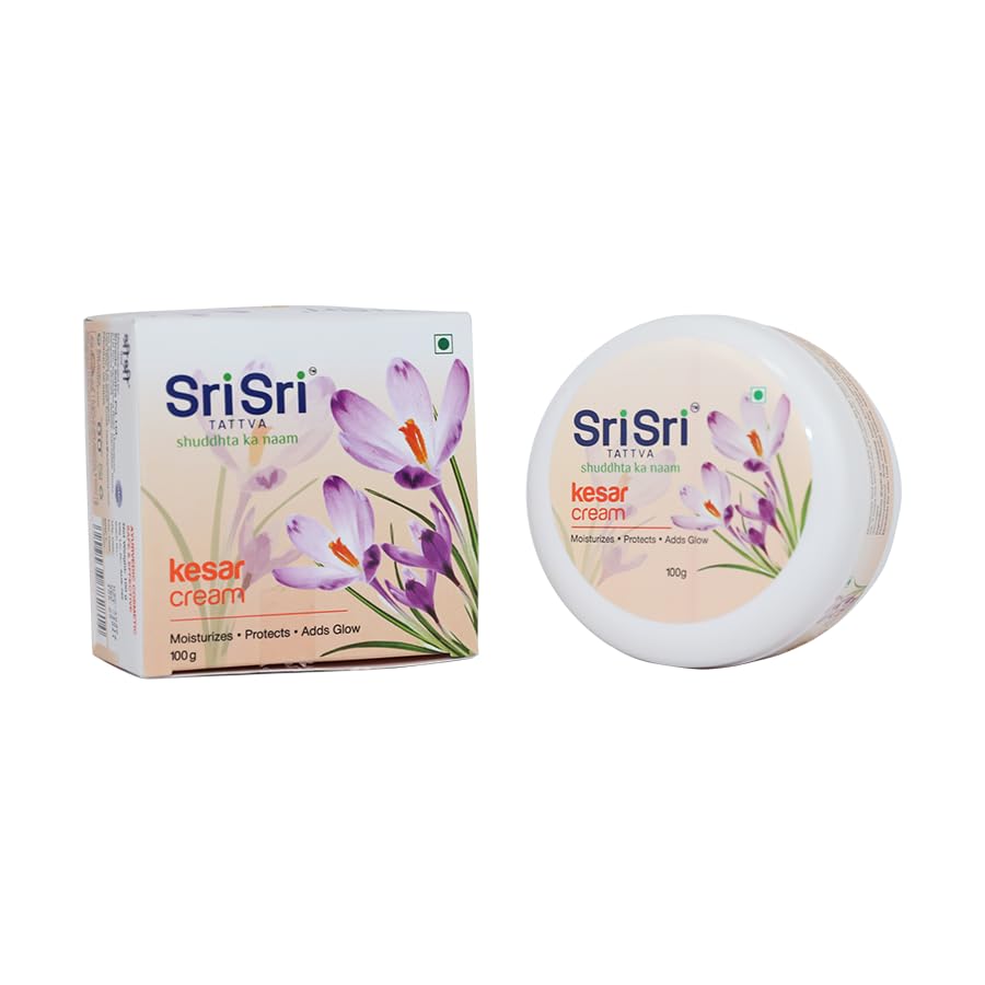 Image of Kesar Cream - Moisturiser, Protects & Adds Glow, Each 100g (Pack of 5)