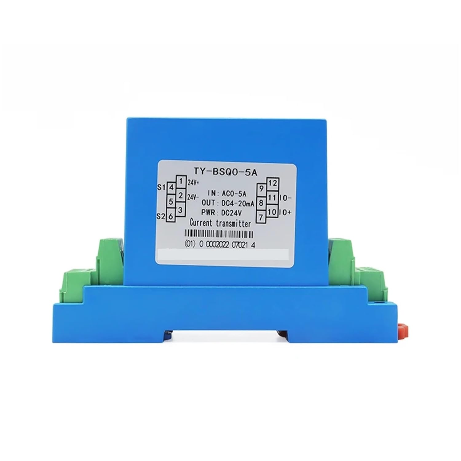 24VDC Split Core Transmitter Hall Current Sensor Transducer with 4-20mA Analogy Signal Output(38mm,0-30A)