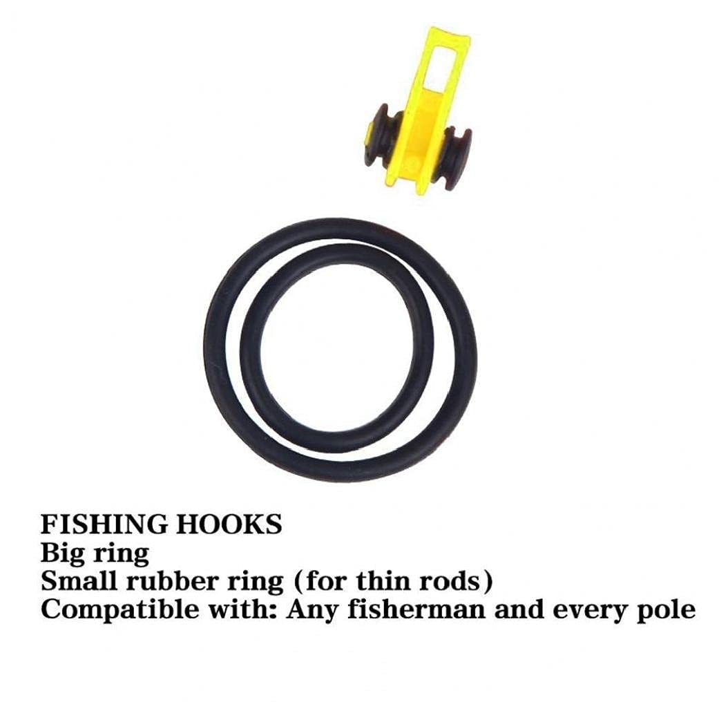 10 Unids/Bolsa De Plástico De Caña De Pescar Pole Hook Keeper for Lockt Bait Bucket Height Titular De Seguridad Accesorios De Aparejos De Pesca