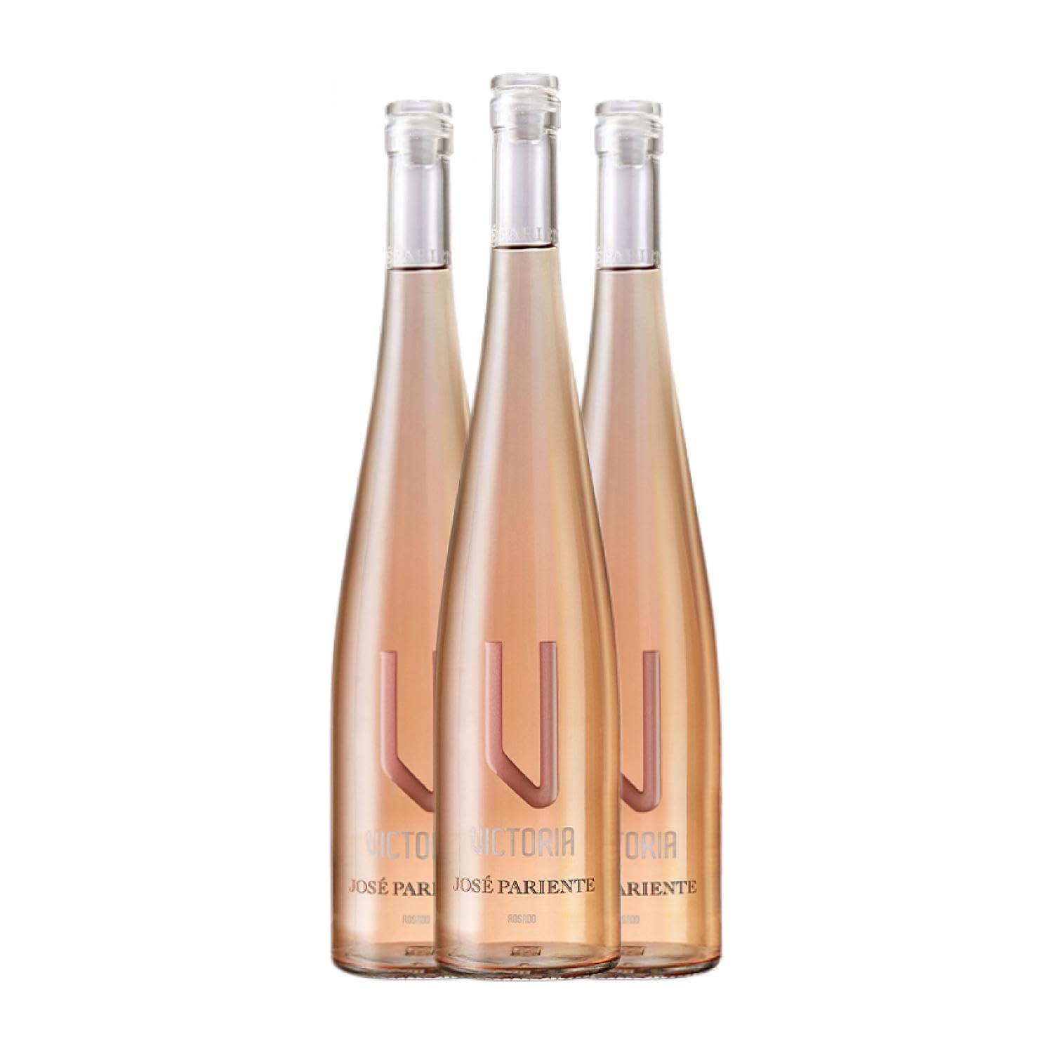 José Pariente Victoria Rosado Vino de la Tierra de Castilla y León 75 cl Vino rosado (Caja de 3 Botellas de 75 cl)