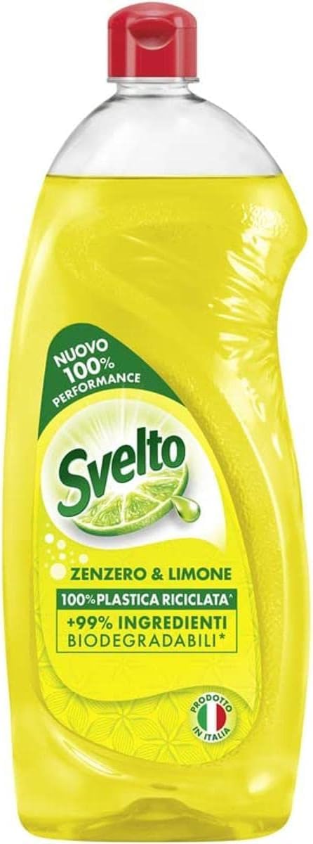 Zeus Party Offerta 3 Flaconi di Svelto Detersivo Piatti A Mano Zenzero & Limone 930ml