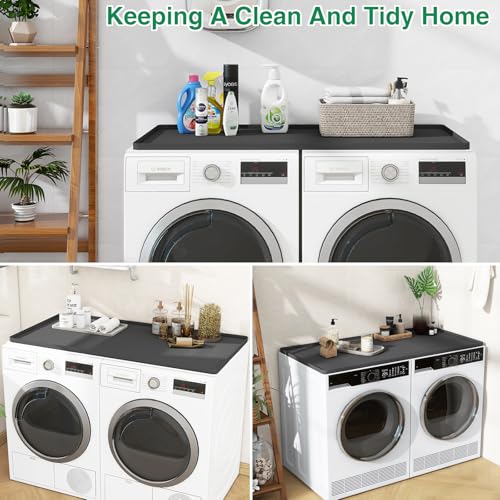 Washer-And-Dryer-Covers-For-The-Top-512-x-256-Silicone-Washer-Top-Protector-Waterproof-and-Non-Slip-Silicone-Dryer-Top-Protector-for-Laundry-Room-and-KitchenBlack