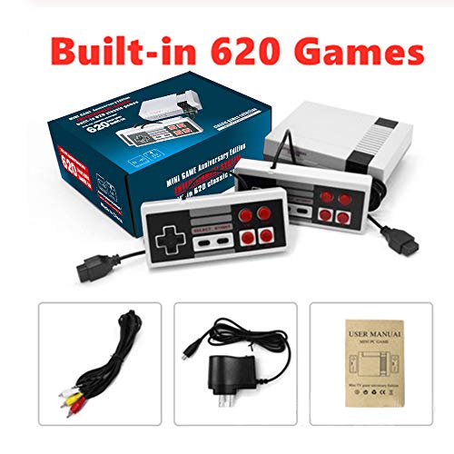 LIFTREN Plug & Play Classic Handheld Game Console,Classic Game Console Built-in 620 Game Handheld Game Console, Video Game Player Console for Family TV Video