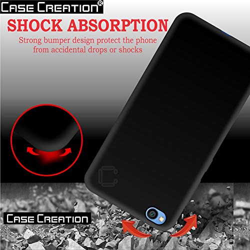 Image of Case Creation for Redmi Go 2019 Back case, Xiaomi Redmi Go Slim Flexible Smart Look case with 360 Camera All Angle Protection (Pure Black)