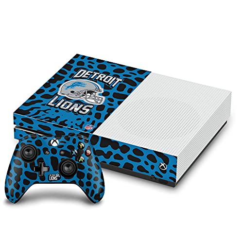 Autocollant Detroit Lions Xbox One S Peau Vinyle NFL pour Personnaliser votre Salon Gaming