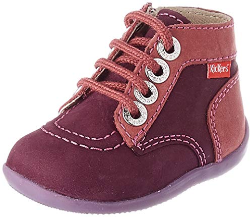 KICKERS BONZIP-2, Bottine Fille, Violet Rose, 25 EU