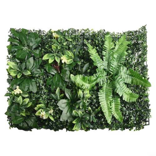 Honseadek Alfombrilla de césped artificial, lámina de plástico para decoración de pared y suelo del hogar, impermeable y fácil de limpiar, ideal para sala de estar, cafetería, hotel (#2)