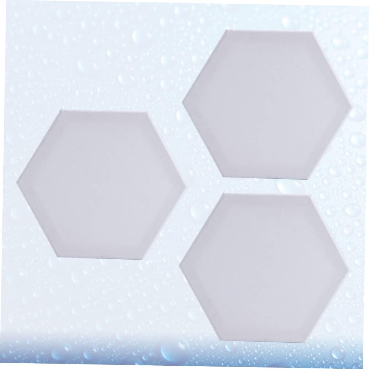Lurrose 3pcs Hexagon Cotton Canvas Painting Boards for Artists Side for Oil and Tempera Portable DIY Drawing Panels for Creative Projects