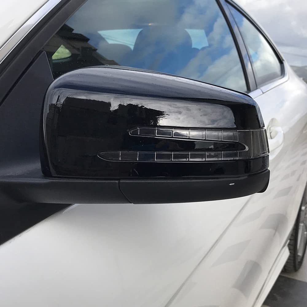 Coques de rétroviseur de voiture couvercle de rétroviseur latéral capuchon en plastique ABS style Compatible avec be-nz A B C E S CLA GLK GLA classe W176 W246 W204 W212 W221 X156 C117