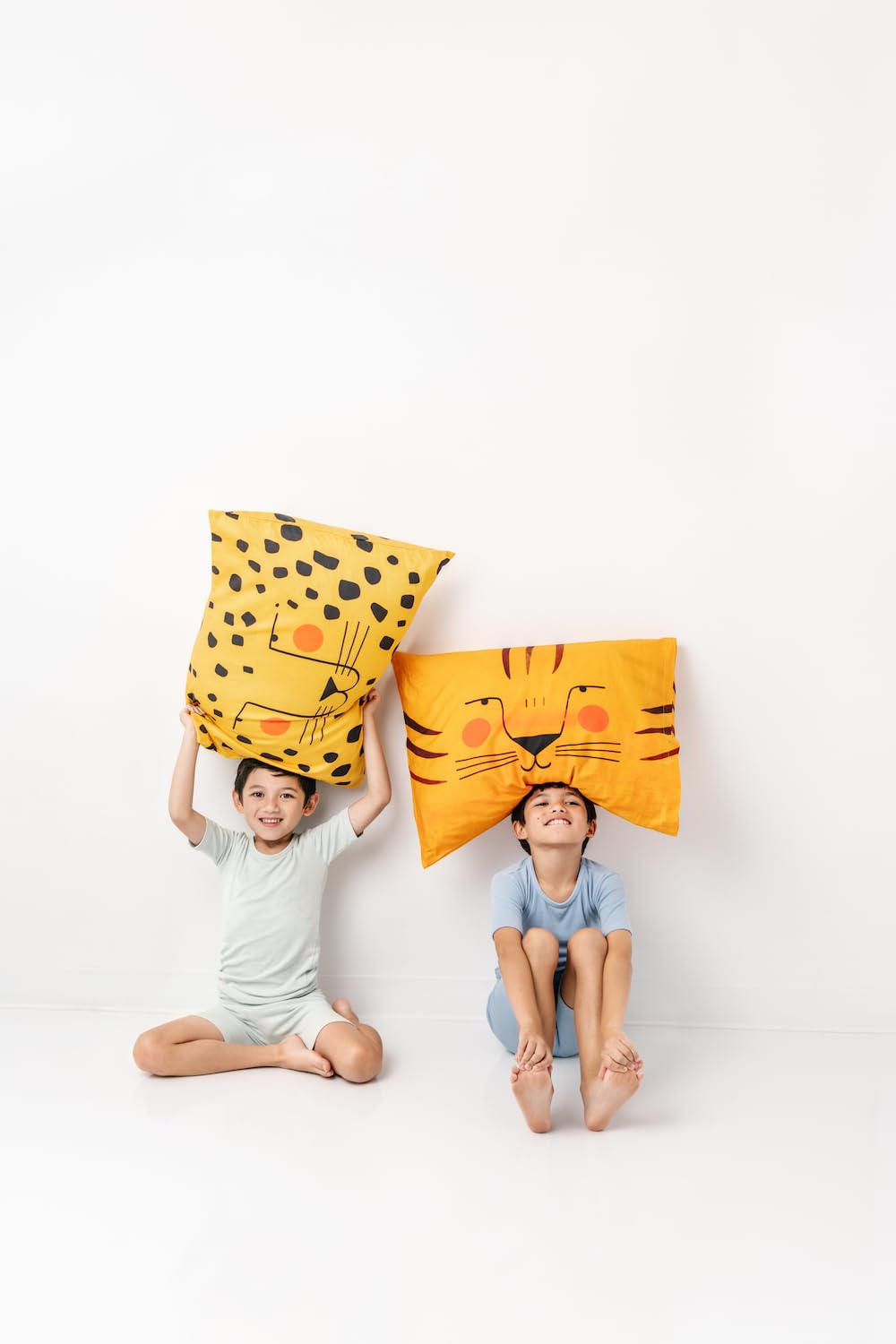 Rookie Humans - Fundas de almohada para niños, paquete de 2, 100% algodón con cierre de sobre (selva)