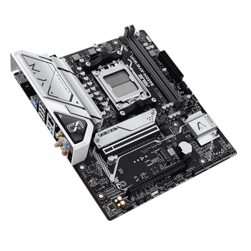Image of ASUS B650M-AYW WiFi AMD B650 Micro-ATX Motherboard with DDR5, PCIe 5.0 M.2 Support, HDMI, Realtek 2.5Gb Ethernet, Wi-Fi 6, Rear USB 10Gbps Ports, Front USB 5Gbps Type-C, SATA 6 Gbps