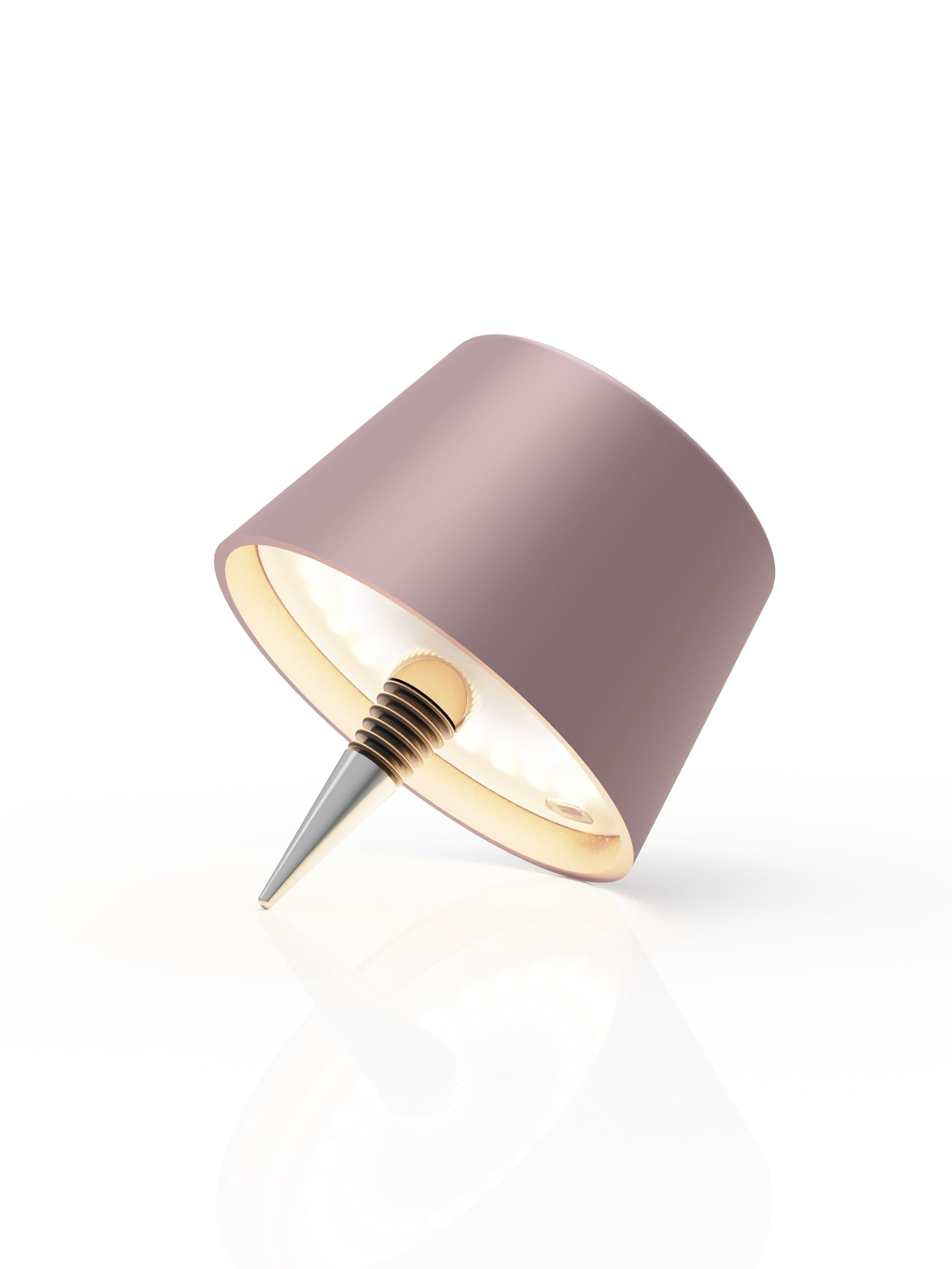 MU LIN lampada bottiglia ricaricabile,lampada da tavolo senza fili,Controllo Touch da 3 Modalita Temperatura di Colore, Dimmerabile, per Soggiorno, Ristorante