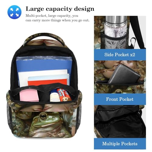 Sac à dos Grenouille Prince et trousse pour des matins joyeux - 3