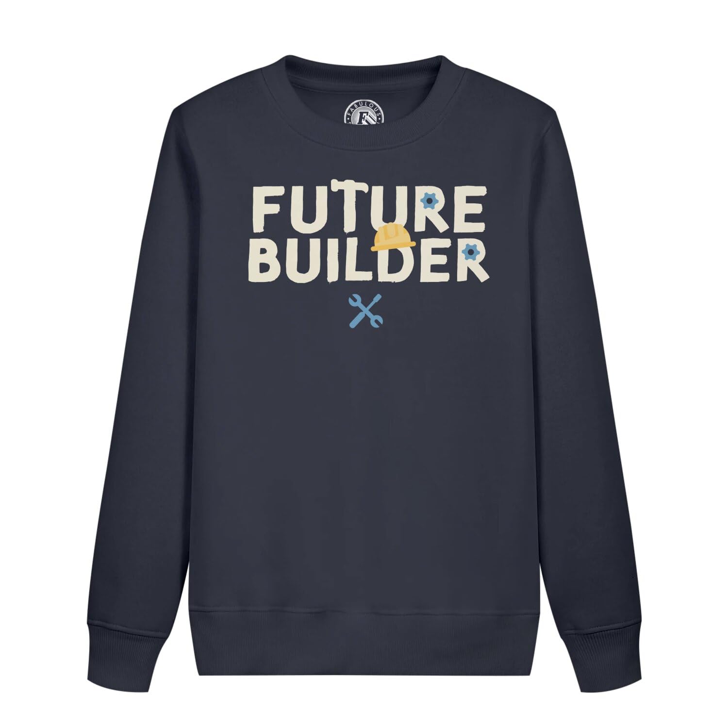Sweatshirt enfant Future Builder en coton bio confortable - 4