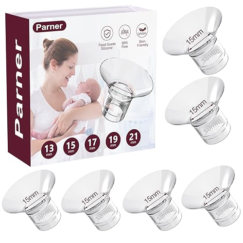 Image of Flange Inserts 15mm for Momcozy S9/S9pro/S10/S12/S12pro/Medela/Tsrete/Spectra/Bellababy etc 24mm Wearable Breast Pump, Reduce 24mm Tunnel Down to Correct Size - 6PCS
