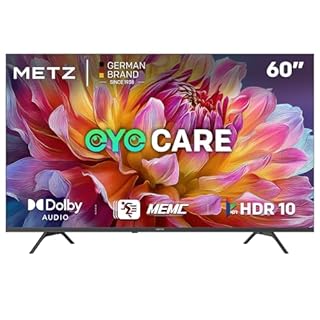 Metz UHD 60 Pollici Smart TV 4K, 60MUF7000Z, 60hz, MEMC, Dolby Audio, HDR10, Googlecast,Tuner DVB-T/T2/C/S/S2/Analogico