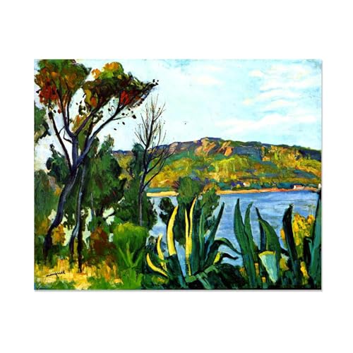 Impression sur toile Vue d'Agay pour décoration salon et bureau