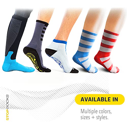 Stopsocks Athletic Non Slip Non Skid Socks With Grippers For Women, Men, Yoga, Barre, Pilates, Gym, Sport, And Hospital #TOP5