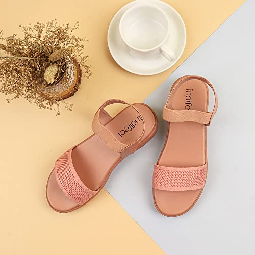 Image of Indifeet - platform heels sandals for women, stylish wedges ladies sandal, woman fashion latest wedge design, women's girls footwear, fancy ladies' flatforms trendy lady best