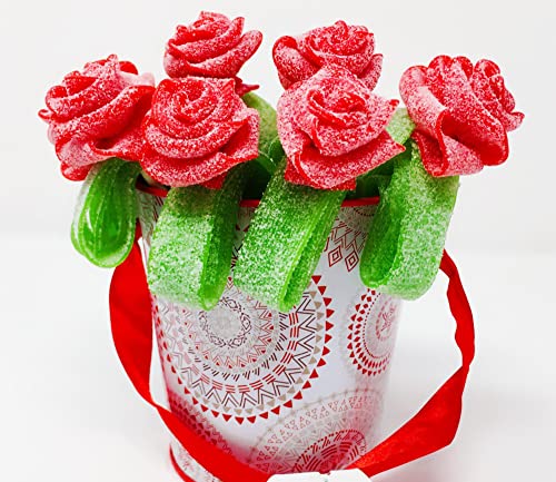 By The Cup Sour Power, Wild Cherry Sour Belts, 1 Pound Bag #TOP4