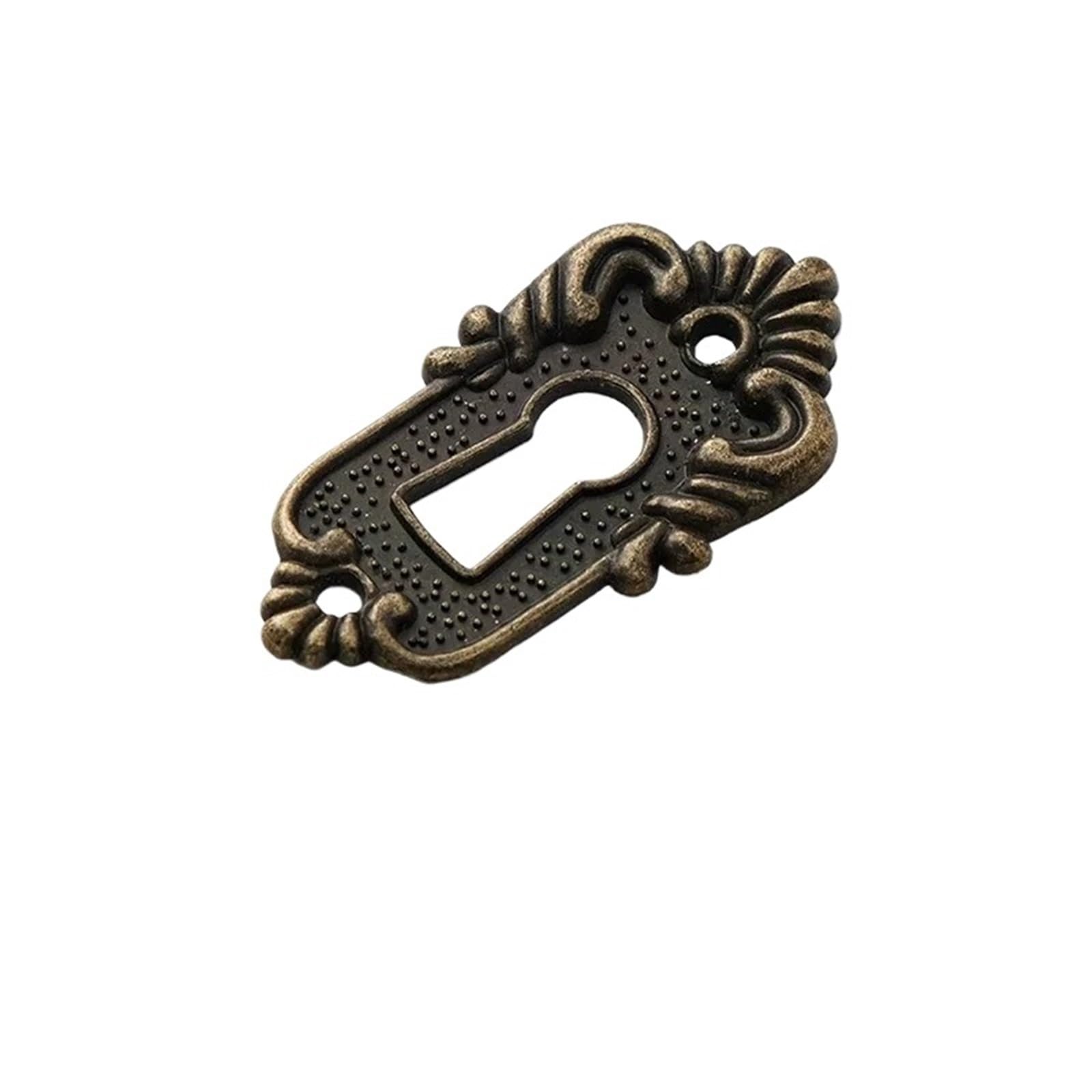 Usohjz Color 2 4Pc Drawer Key Piece Corner Stick Cover Vintage Decorative Code Lock Alloy 45X23mm(Color 2)
