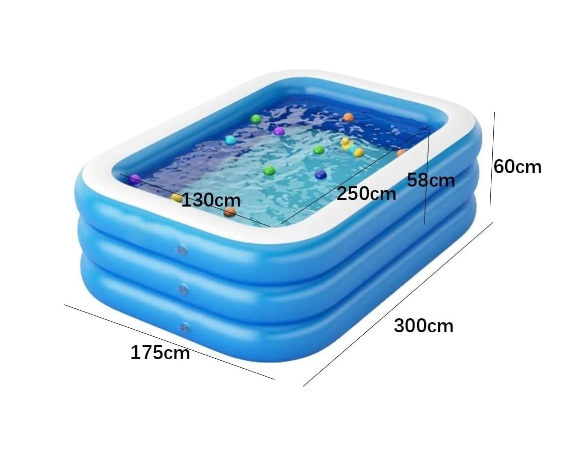 piscina gonfiabile, Piscina gonfiabile for famiglie, piscine gonfiabili di grandi dimensioni, piscina fuori terra resistente for adulti, estiva for bambini all'aperto