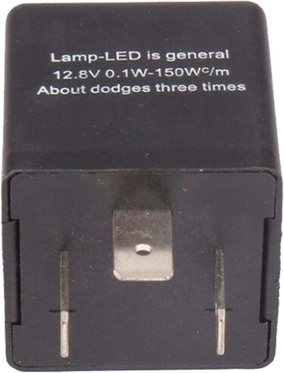 1 PCS Adjustable Flasher/Adjustable Frequency Car Turning LED Light Flashing Relay JL-02/CF13/CF14 (Size : CF14 Fixed Frequency)