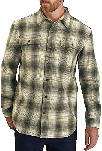 Flannel Long-Sleeve Plaid Shirt 