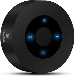 [LED Touch Design] Bluetooth Speaker, XLEADER SoundAngel A8 (2nd Gen) Portable Wireless Speakers with 5W HD Sound /15-Hour/Micro SD Support, for Home and Outdoor,Black [Official Carry Case Included] - coolthings.us