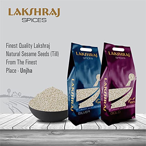 Image of LAKSHRAJ SPICES Natural Sesame Seeds - 1 Kg | Till