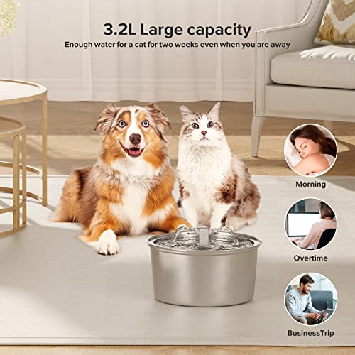 Deyooxi Fontana per Gatti, 3,2L Fontanella per