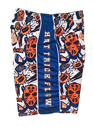 Flow Society Boys' White Hat Trick Hockey Shorts - Boys Shorts - Gym Shorts2