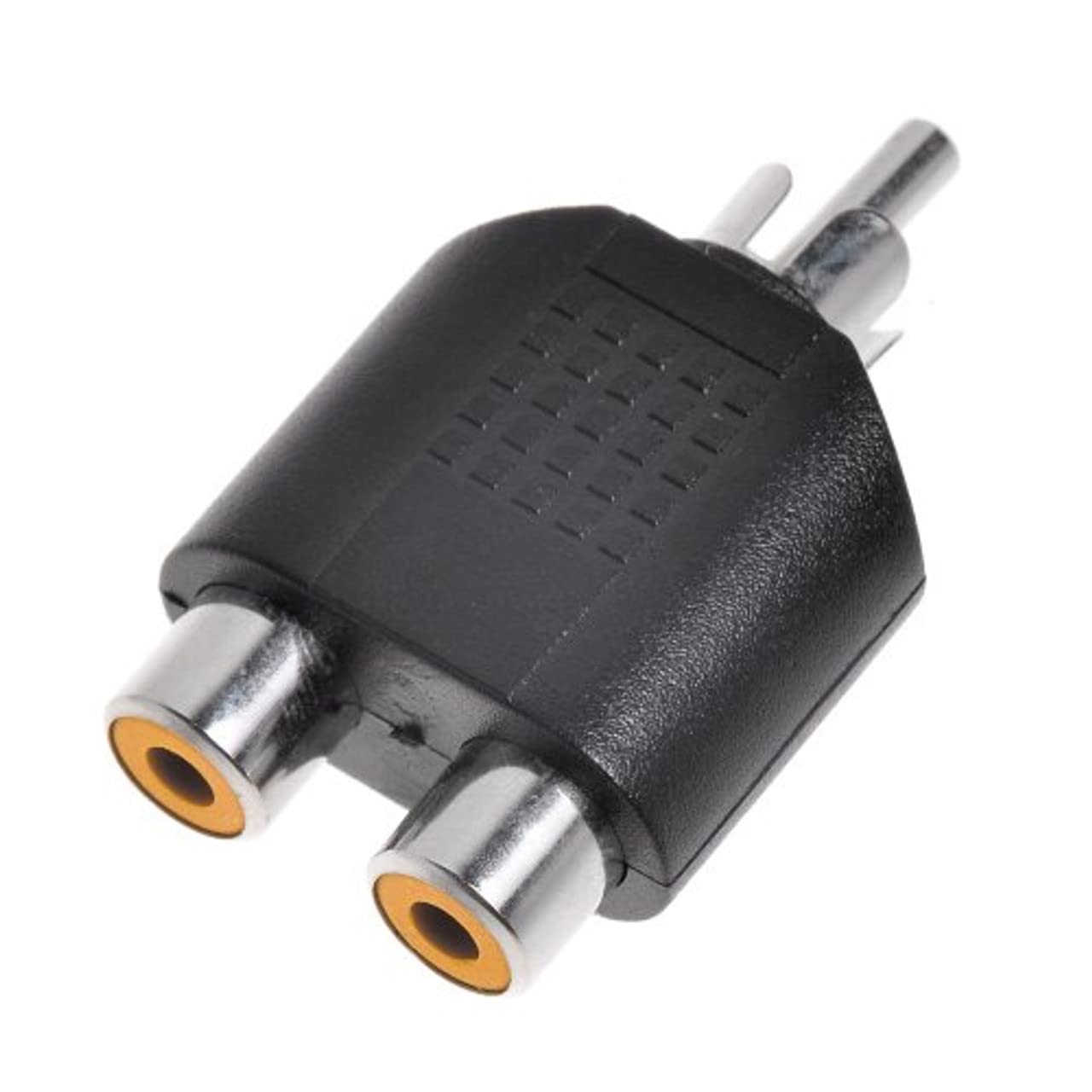 Yash Vision - Pack of 3 - RCA 1 Male to 2 RCA Female Y Splitter Audio Video Adapter Converter