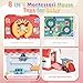 Toys for 1+ Year Old Girl, First Birthday Gifts for One Year old, 8 in 1 Montessori Multifunctional House Toys for Toddler Baby 1 2 3 Ages, Educational Learning and Playing Christmas 1st Birthday Gift