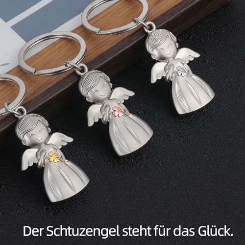 GZXYA Angelo custode portachiavi portafortuna