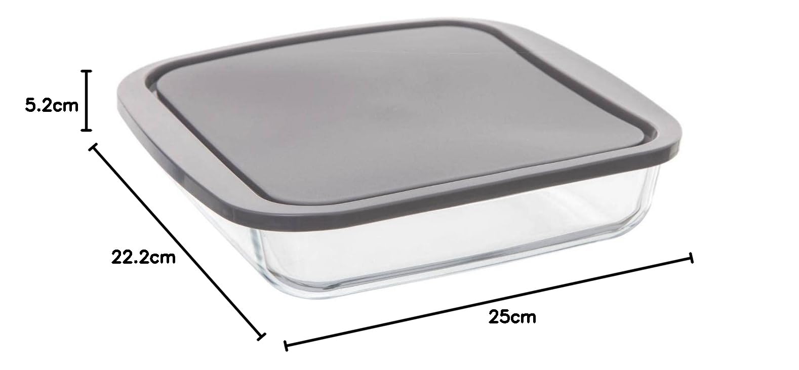5five - plato cuadrado de silicona 22cm "keepeat