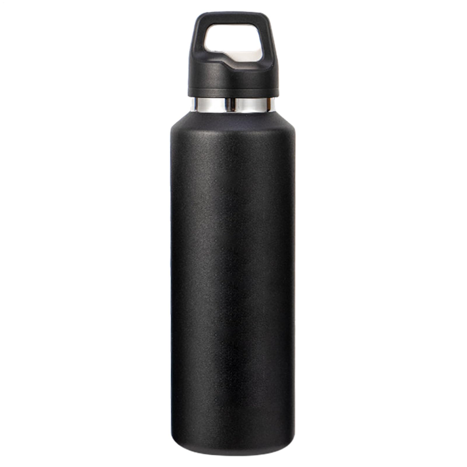 Borraccia in Metallo 600ml Acciaio Inossidabile con Apertura Facile | Borraccia Termica Isolata per Bevande per Sport Viaggio Ciclismo Escursionismo Ufficio Casa Palestra Tè Caffè Latte