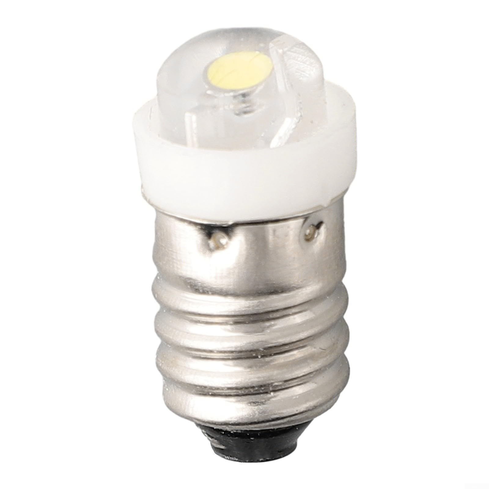 Ruiandsion E10 LED Bulb 12V E10 Base Socket Yellow Replace Torch Flashlight Bulbs,Non-Polarity 10pcs - Foto 13