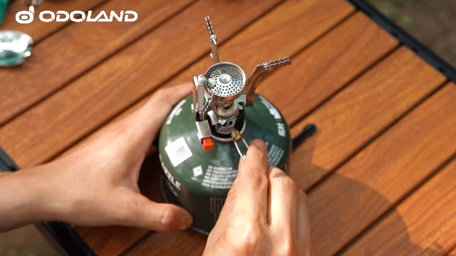 Amazon.com : Odoland 8pcs Camping Cookware Mess Kit, Camping Pot