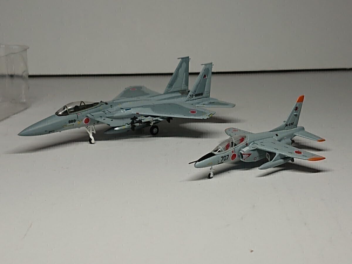 Amazon | 1/200 ガリバー 航空自衛隊 F-15J #888 T-4#707 第9航空団 第