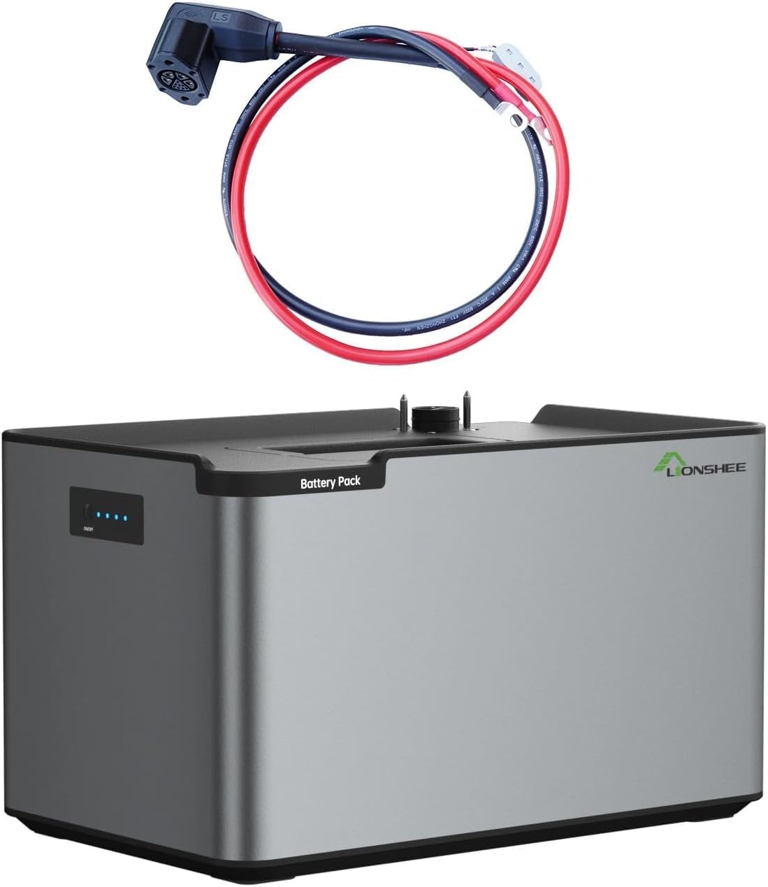 1024Wh LiFePO4 Batterien mit Batterieanschlusskabel für Camping