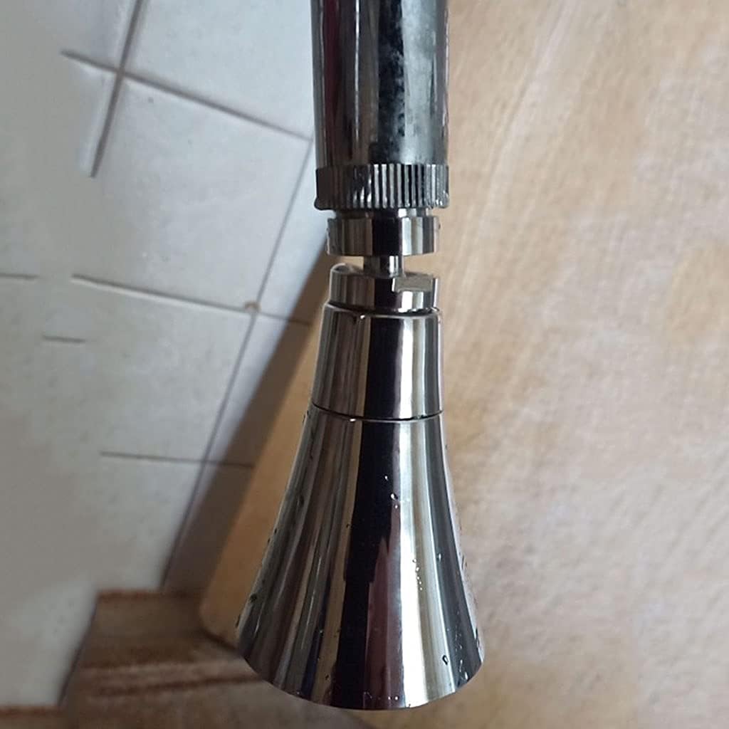 Pipe connector, 2Pcs Faucet Adapter, for Kitchen Bathroom Brass Water Tape Joint Faucet Adapter(M22 X F24 2pcs)