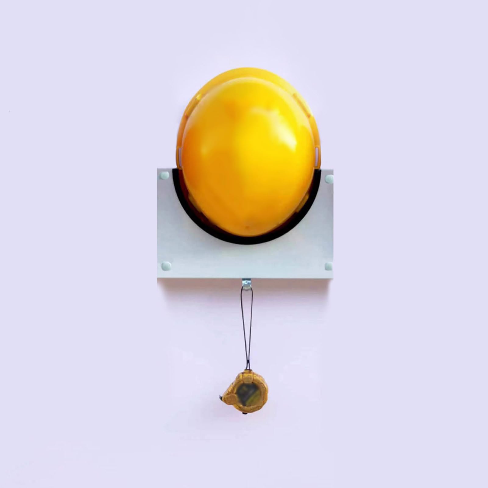 Soporte de Pared para Cascos, Colgador de Metal para Cascos de Seguridad en Taller o Obra, con Etiqueta de identificación y Gancho para Herramientas, Casco de c,Tool Hook Style-Single Grid