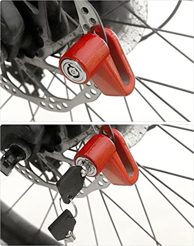 QWORK 2-Pack Disc Brake Lock
