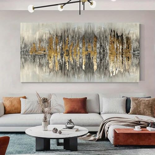Affiche sur toile vintage ZXBNNN 80x160cm grand format avec cadre intérieur pour salon