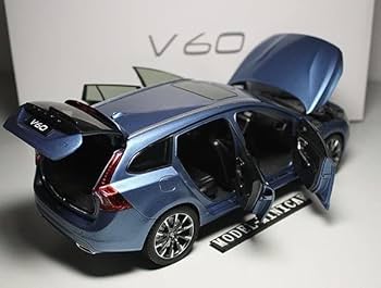 Amazon | VOLVO特注！1/18 ボルボ NEW V60 青 | ミニカー・ダイ
