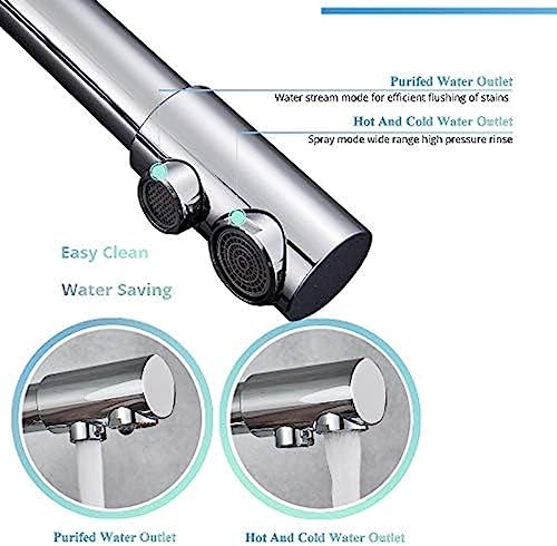 Robinet de cuisine rotatif pour purifier l'eau de cuisson