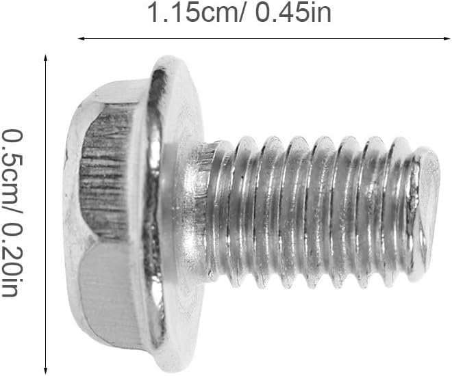60pcs Stove Tray Securing Screws 7.5x5mm for Gas Cookers